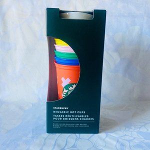 🌹SALE🌹🧡💙NEW💚💛Starbucks Reusable Hot Cups